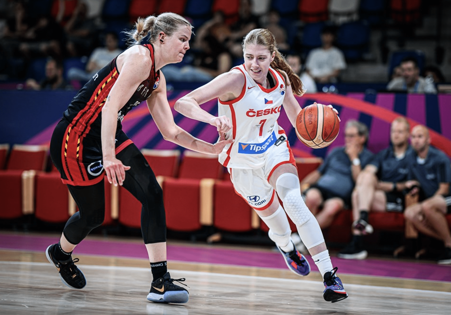 Dominika Paurova Competes at FIBA Womens EuroBasket